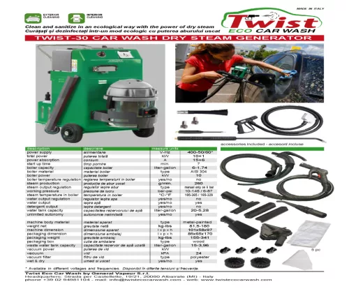 Aparat de Curățat cu Abur - TWIST30