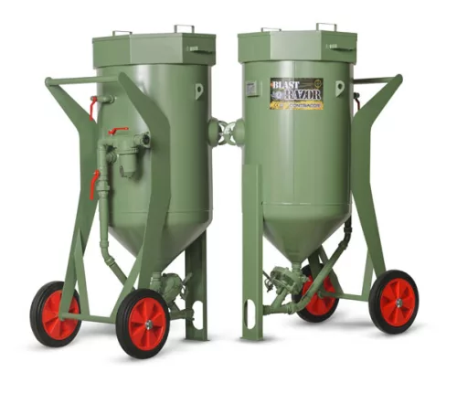 Instalații mobile de sablare, cu agent de sablare minerale BlastRazor Z-200