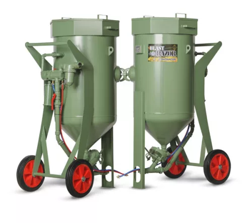 Instalații mobile de sablare, pentru agenți de sablare minerale BlastRazor Z-200RC