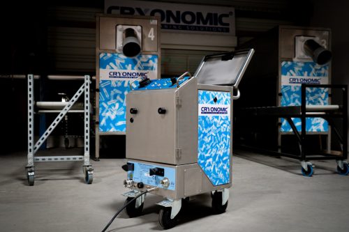 Aparat de Sablat cu Gheață Carbonică CRYONOMIC COB 81