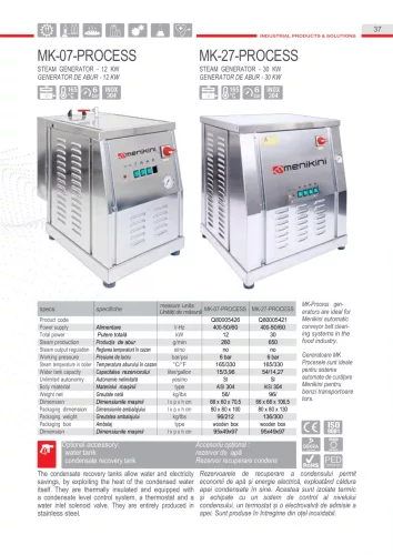 Generator de Abur - MENIKINI MK 07 PROCESS
