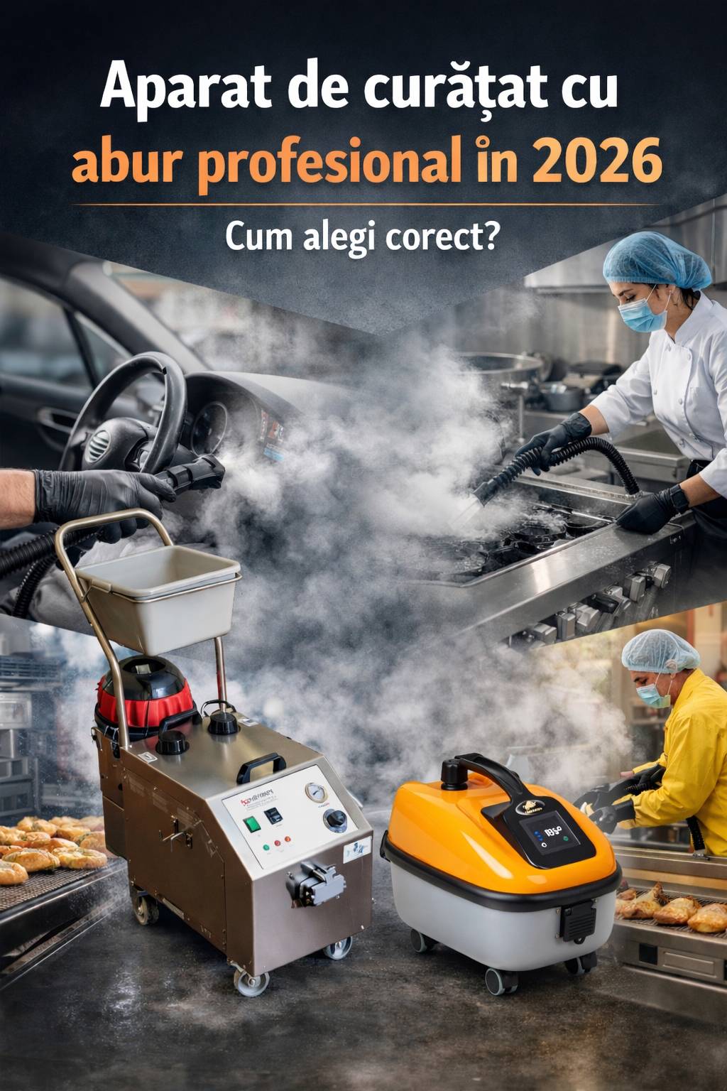 Ghid 2026: Aparat de curățat cu abur profesional – cum alegi corect?