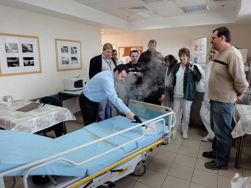 aparat cu abur pentru dezinfectie in spitale